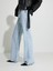 Ronada Wuwei Bel Püskül Detaylı Wide Leg Jean 2