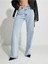 Ronada Wuwei Bel Püskül Detaylı Wide Leg Jean 3