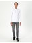 Erkek Beyaz Ex. Slim Fit Uzun Kollu Gömlek 50292264-VR013 4
