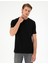 Erkek Siyah Regular Fit Tişört 50292343-Vr046 1