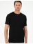 Erkek Siyah Regular Fit Tişört 50292343-Vr046 3