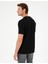 Erkek Siyah Regular Fit Tişört 50292343-Vr046 5