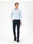 Erkek Açık Mavi Slim Fit Uzun Kollu Gömlek 50294732-VR003 4