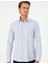 Erkek Açık Mavi Çizgili Slim Fit Uzun Kollu Gömlek 50294159-VR003 3