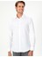 Erkek Beyaz Slim Fit Uzun Kollu Gömlek 50294732-VR013 3