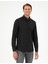 Erkek Siyah Regular Fit Uzun Kollu Gömlek 50292106-VR046 1