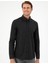 Erkek Siyah Regular Fit Uzun Kollu Gömlek 50292106-VR046 3
