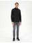 Erkek Siyah Regular Fit Uzun Kollu Gömlek 50292106-VR046 4