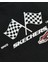 B Graphic Tee Long Sleeve T-Shirt Büyük Erkek Çocuk Siyah Tshirt SK242065-001 4