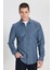 Regular Fit Normal Kesim %100 Pamuk İndigo Gömlek 2