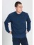 Wrangler Regular Fit Normal Kesim Bisiklet Yaka Lacivert Sweatshirt 3