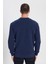 Regular Fit Normal Kesim Bisiklet Yaka Lacivert Sweatshirt 5