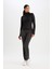 Fit Flare Fit Eşofman Altı İspanyol Paça Standart Boy Basic Düz B3988AX24AU 3