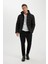 Su İtici Şişme Mont Slim Fit Dar Kesim Kapüşonlu Fermuarlı Cepli Astarl R0216AZ24AU 2