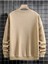 Erkek El Baskı Bisiklet Yaka Sweatshirt 3