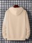 Erkek Believe Baskılı Oversize Kapşonlu Sweatshirt 3