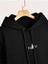Erkek Siyah New York Baskılı Kapüşonlu Sweatshirt 4