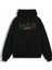 Erkek Siyah Büyük Paris Baskılı Kapüşonlu Sweatshirt 4