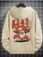 Unisex Bej Mushroom Baskı Kapüşonlu Sweatshirt 2