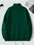 Unisex Dik Yaka Yarım Fermuarlı Oversize Sweatshirt 2