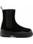 Black Deri Kadın Bot & Bootie HD0777004802 1