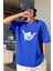 Kadın Aloha Baskılı Oversize T-Shirt 1