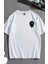 Unisex Beyaz Don't Sırt Baskılı Oversize T-Shirt 2