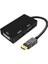 Primex PX-DP425S Siyah 75hz Display To Vga+Hdmı+ DVI Çevirici, Display To Hdmi, Display To Vga, Display To DVI 1
