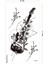 Müzikal Geçici Dövme, Gitar Nota Dövmesi Tattoo 3