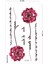 Yazılı Çiçek Dövmesi Minimal Flower Tattoo 2