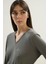 Kadın Uzun Kol Kaşkorse Haki Pijama Takım C8T7N1O61 4