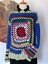 Hippybutik Mavi/çok Renkli Mandala Model Tığ Işi Kazak 2