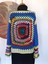 Hippybutik Mavi/çok Renkli Mandala Model Tığ Işi Kazak 3