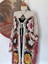Hippybutik Designer Püsküllü Beyaz Dantel Çok Renkli Otantik Hırka 2