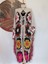 Hippybutik Designer Püsküllü Beyaz Dantel Çok Renkli Otantik Hırka 3