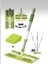 1 Adet Yedek Bez Hediyeli Yeşil Yer Mopu Fayans Duvar Yüzey Temizlik Mikrofiber Mop 1