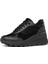 Kadın Siyah Spherica EC13 Bağcıklı Kalın Taban Deri Sneaker D45WAA0JS85C9999 2