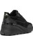 Kadın Siyah Spherica EC13 Bağcıklı Kalın Taban Deri Sneaker D45WAA0JS85C9999 5