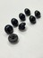 Bombeli Bluz Düğmesi / Siyah / 1,2 cm / M007 2