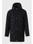 Erkek Siyah Gabardin Kapüşonlu Parka 1
