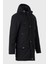 Erkek Siyah Gabardin Kapüşonlu Parka 3