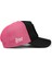 V1 Trucker Good Luck - 1 Kod Logolu Unisex Siyah-Pembe Şapka 2