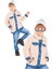 Erkek Çocuk Peluş Mont Kot Pantolon Tarz Takım 1