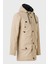 Erkek Bej Gabardin Kapüşonlu Parka 2