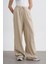 Kadın Keten Pantolon Krem 2