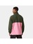 Play 1/2 Zıp Polar HHA.54086 Unisex Yeşil - Pembe Polar (Baştan Geçme) 2