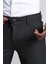Slimfit Bitik Kareli Beli Lastikli ve Iplikli Kışlık Kumaş Jogger Pantolon 5