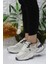 Madax Wmn Pu Bej Sneaker Kadın Ayakkabı 3