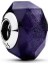 Kesme Yüzeyli Lacivert Murano Cam Charm 1