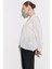 Kadın Owersize Gömlek Beyaz 5
